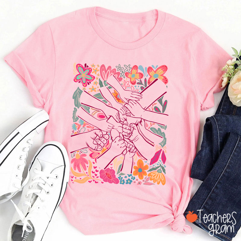 Personalized Pinky Promise Family Love Teacher T-Shirt