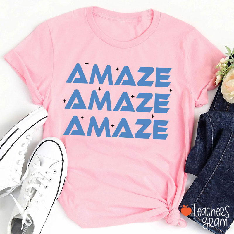 Amaze Amaze Amaze Sci-Fi Book Lover Teacher T-Shirt