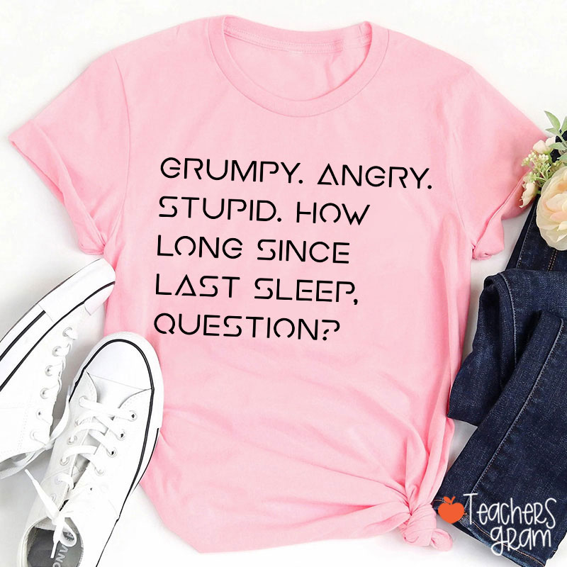 Grumpy Angry Stupid Teacher T-Shirt