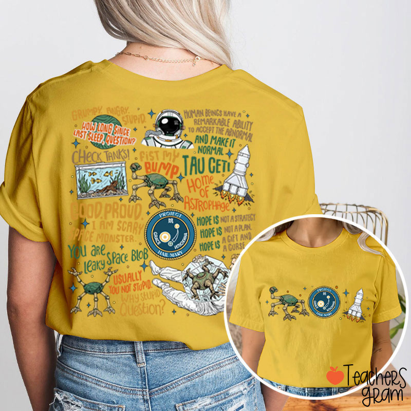 Stone Amaze Teacher Two Sided T-Shirt