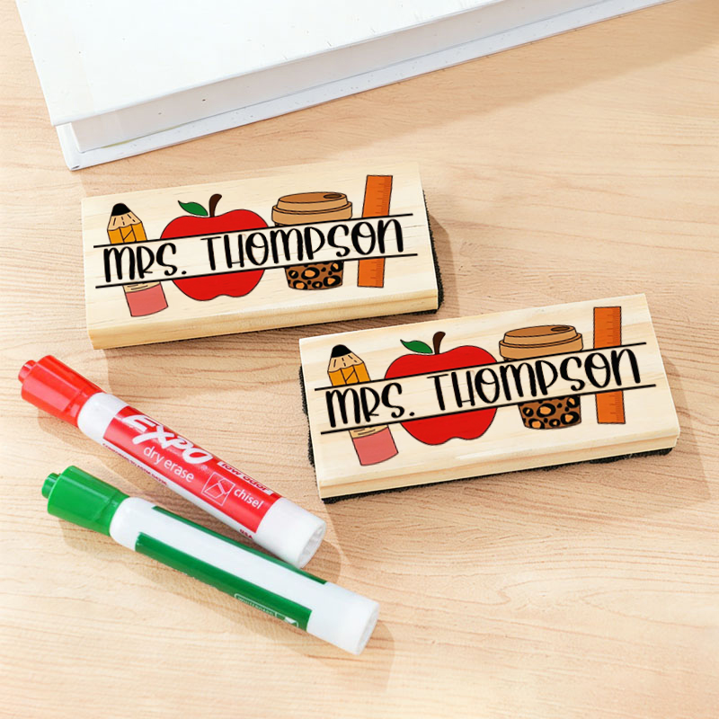 Personalized Name Teacher Whiteboard Eraser
