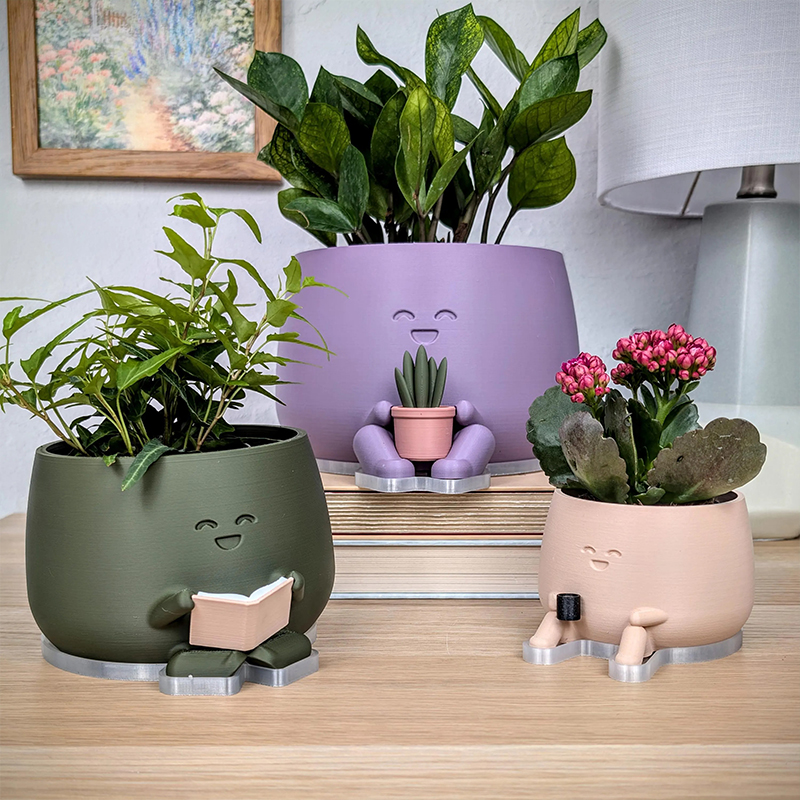 Unique Reading Plant Pot