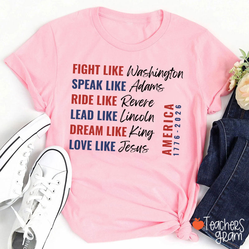 Fight Like Washington Teacher T-Shirt