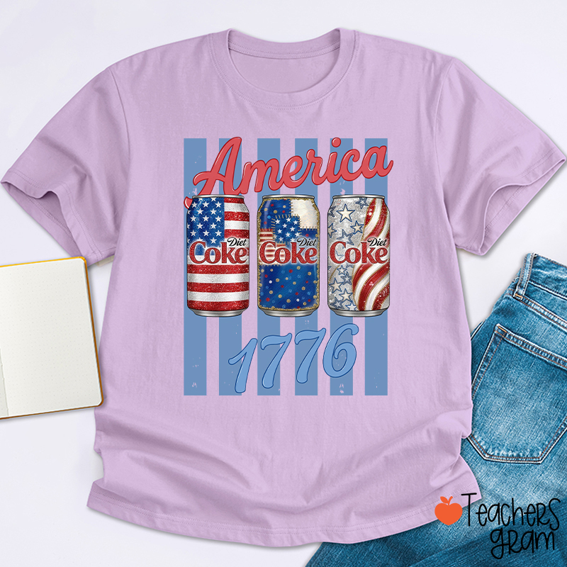America 1776 Coke Teacher T-Shirt