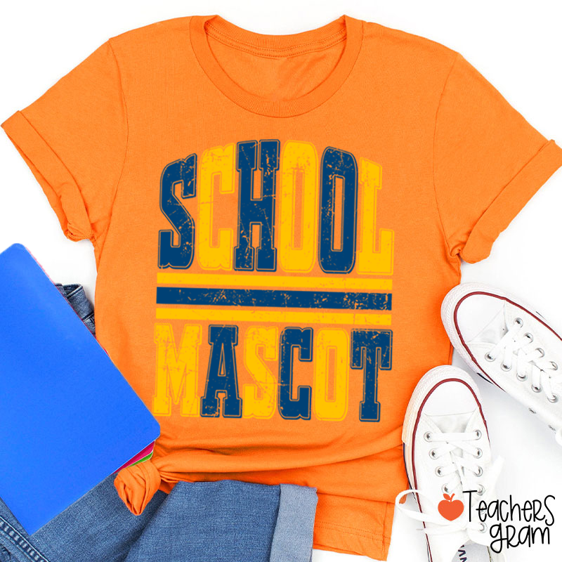 Personalized Sport Distressed Striped Teacher T-Shirt