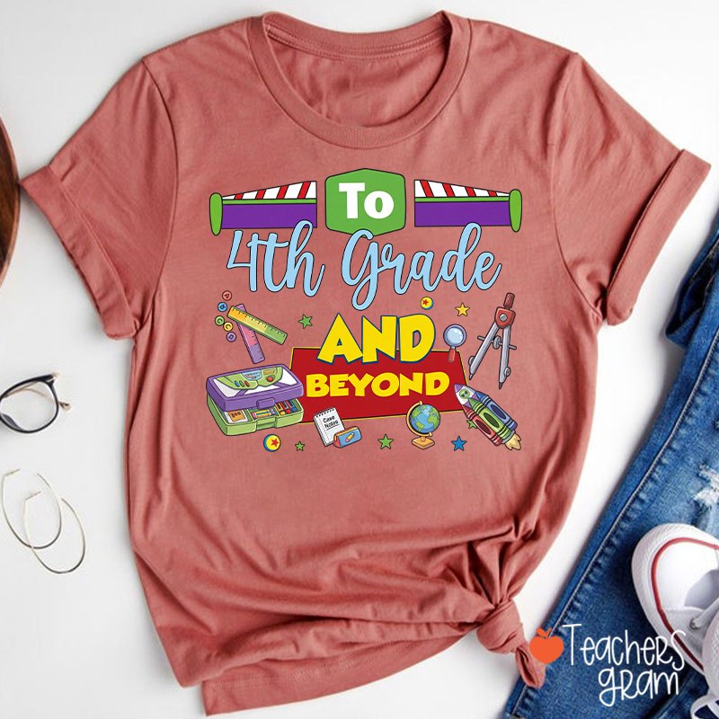 Personalized Grade Teacher Story Beyond Teacher T-Shirt
