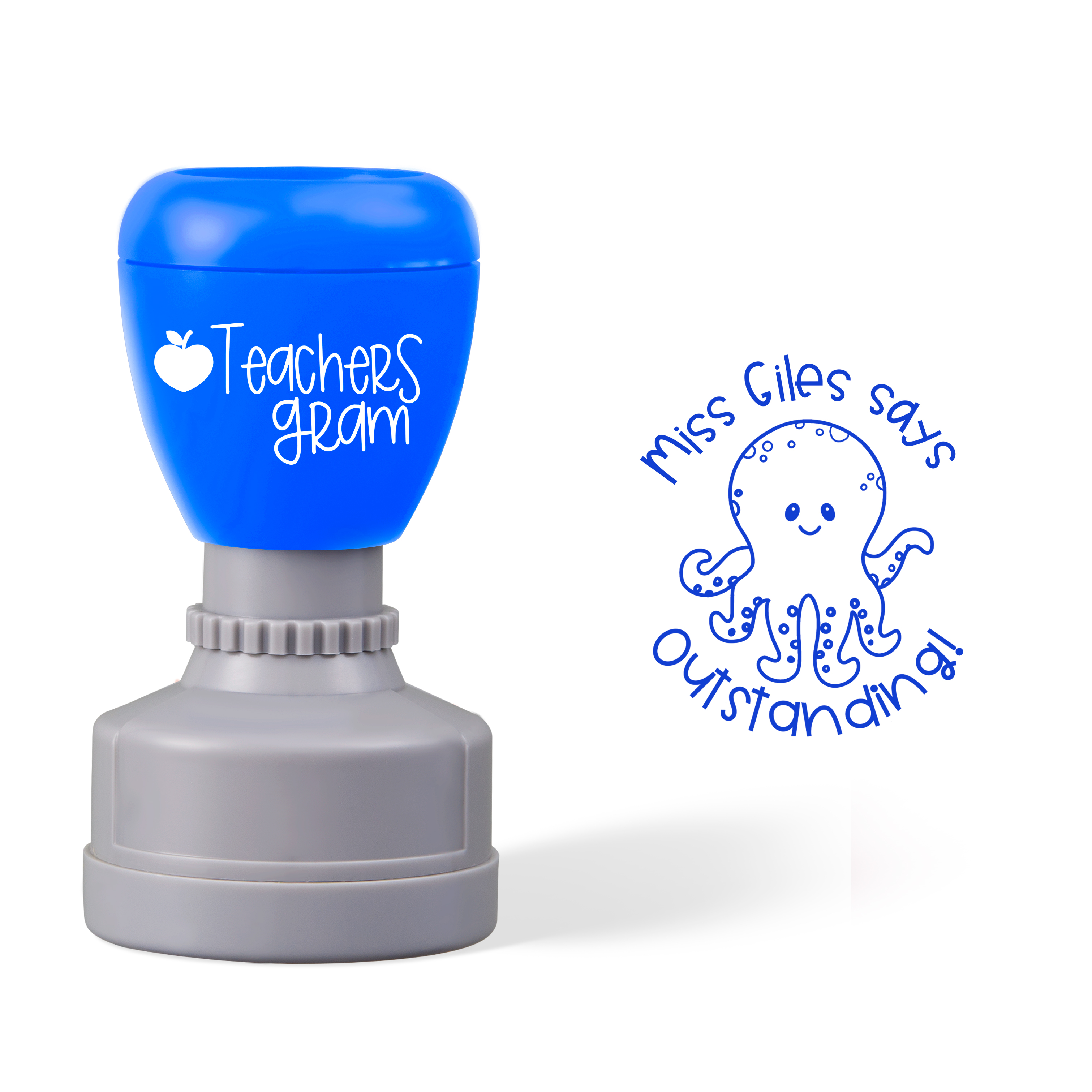 Personalized You Are Outstanding Teacher Stamp