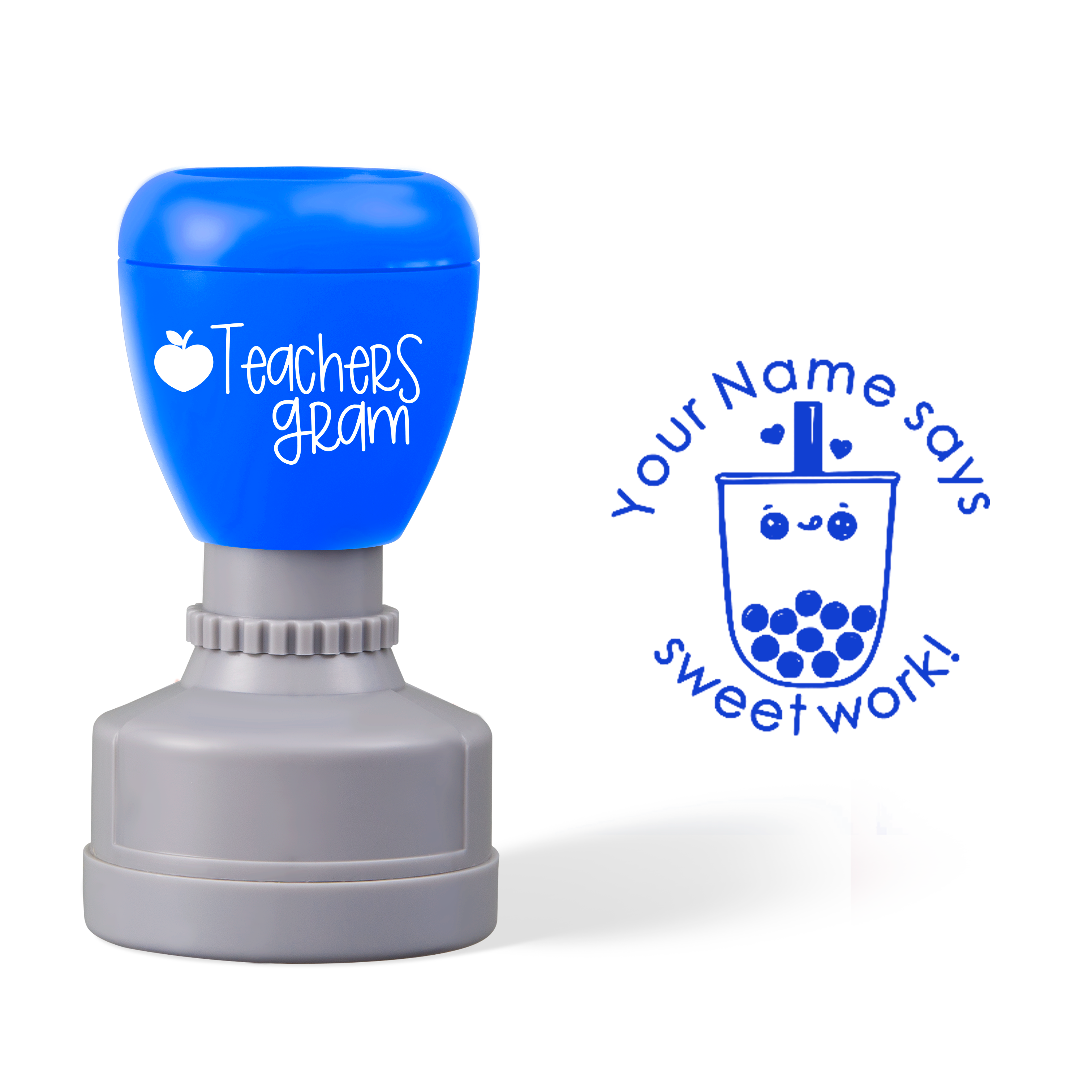 Personalized Sweet Work Teacher Stamp