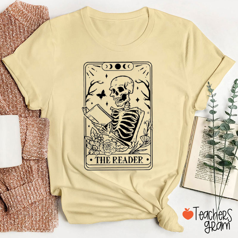 Tarot Cards The Reader Teacher T-Shirt