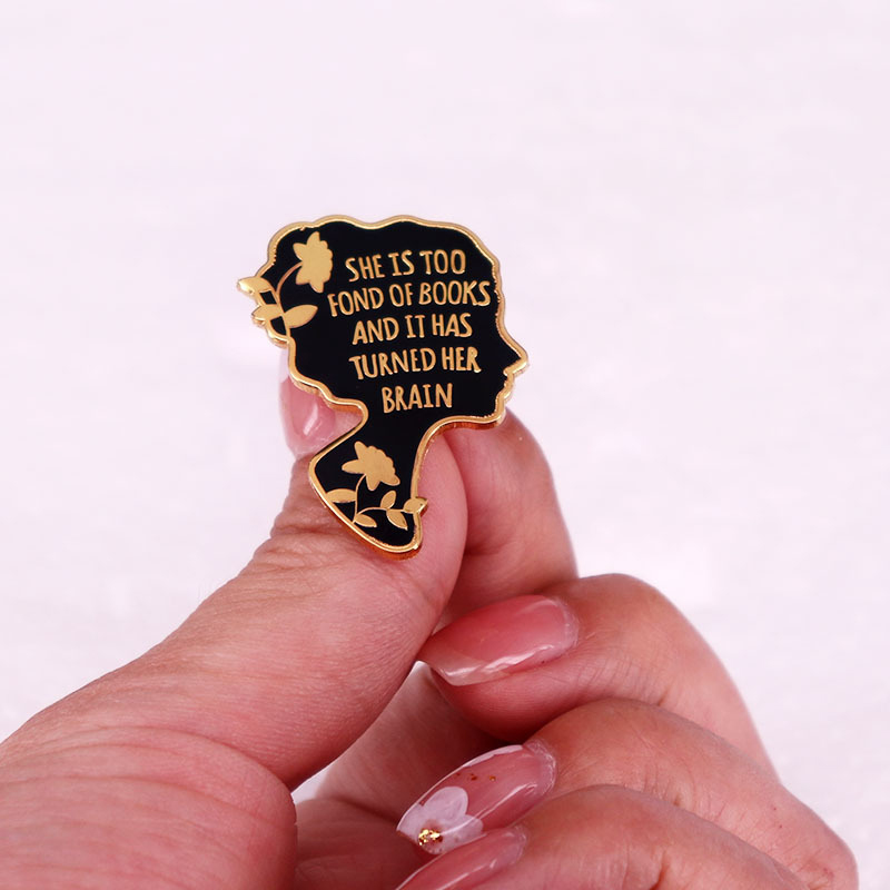 Book Lover Teacher Pin