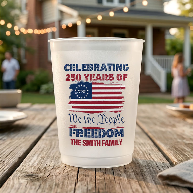 We The People 250 Years Teacher Plastic Cup