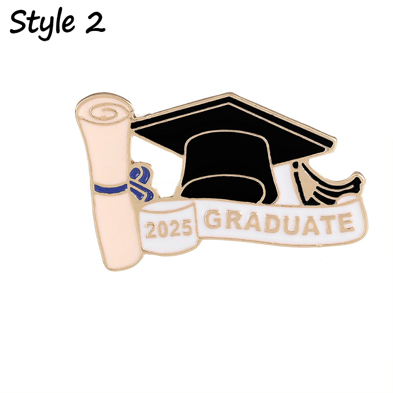 Graduation Season Bachelor Hat Teacher Pin