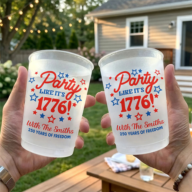 Party Like It's 1776 Teacher Plastic Cup