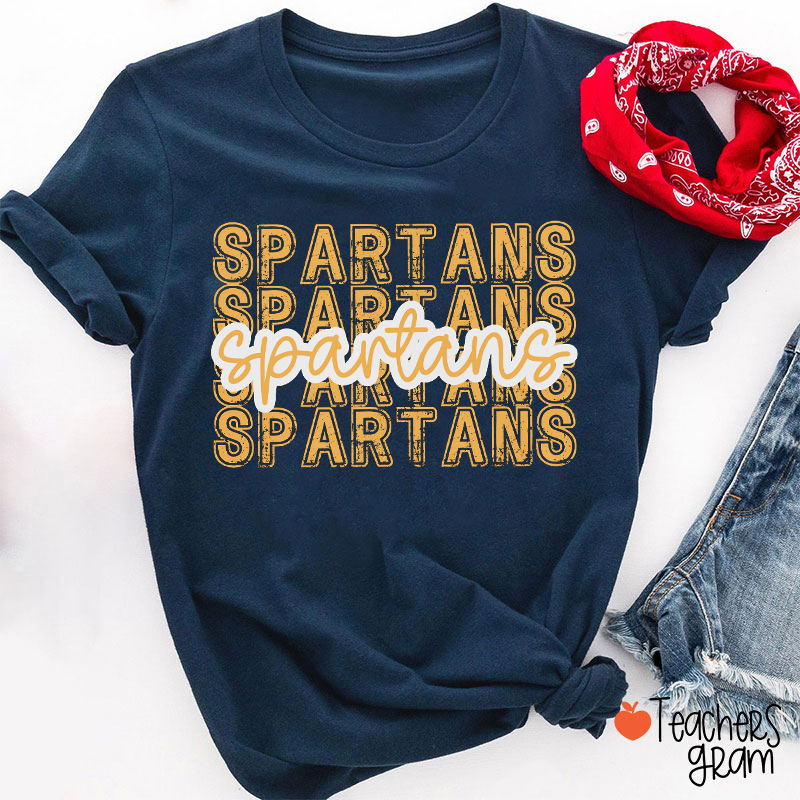 Personalized Mascot Cheer Up Teacher T-Shirt