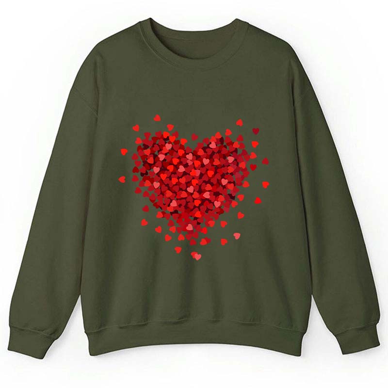 Let Love Fill Your Heart Teacher Sweatshirt