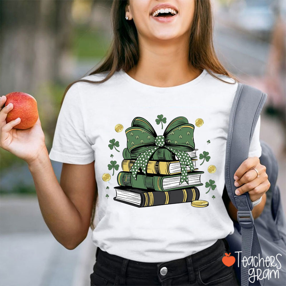 All Booked For Saint Patrick's Day Teacher T-Shirt