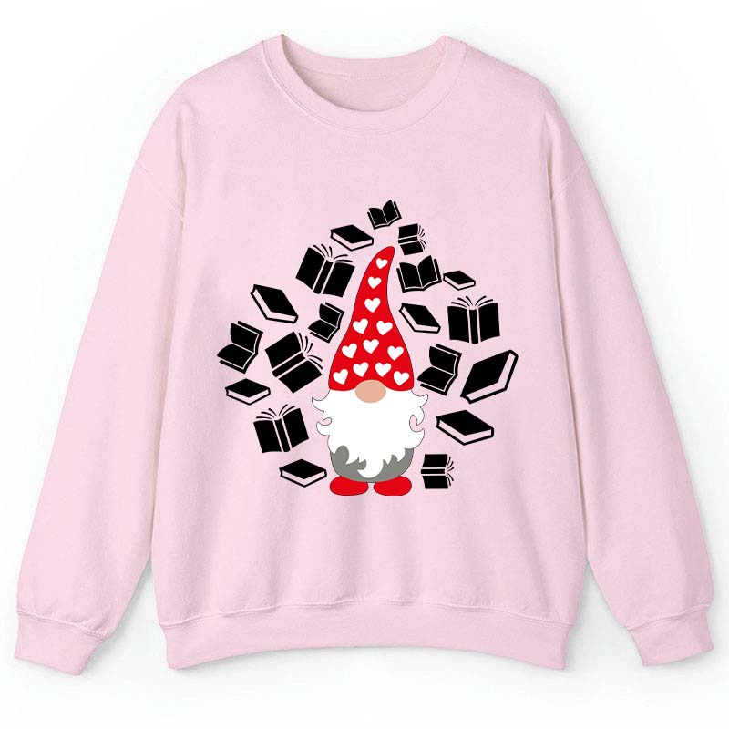 A Bookholic Gnomes Teacher Sweatshirt