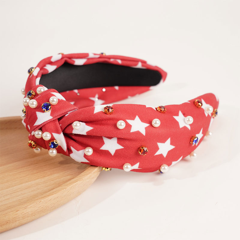 American Flag Teacher Headband