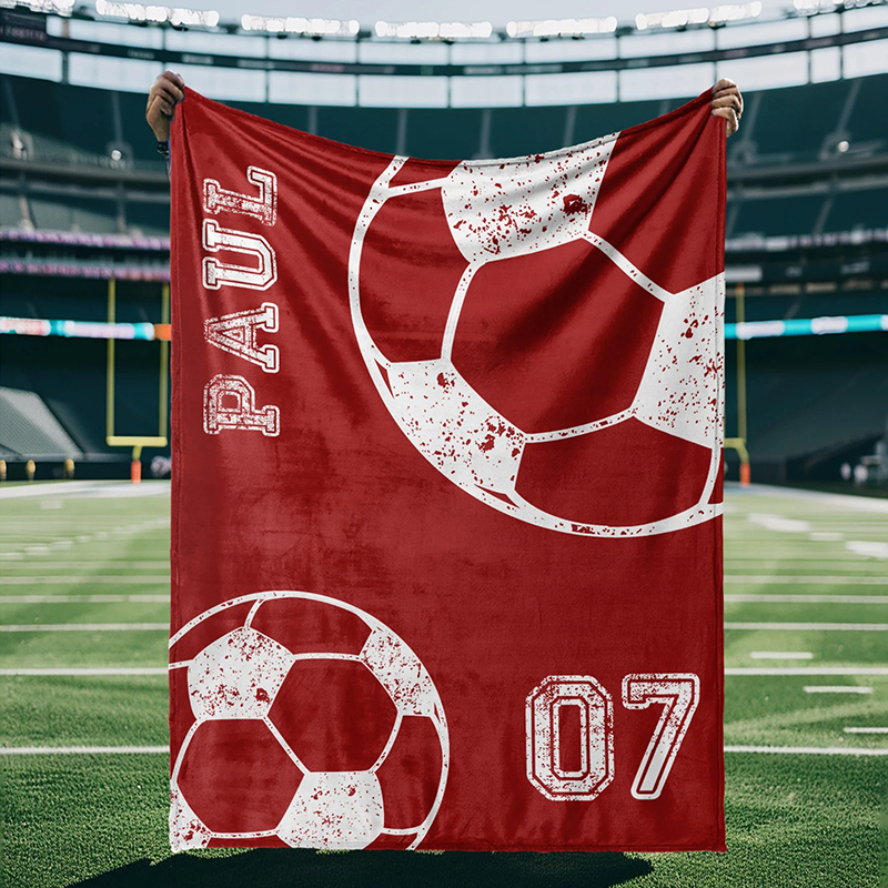 Personalized Sports TeamTeacher Blanket