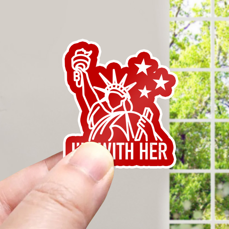 I'm With Her Teacher Stickers