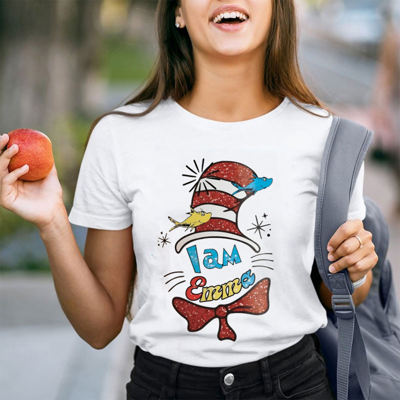 Personalized Name I Am Reading Teacher T-Shirt