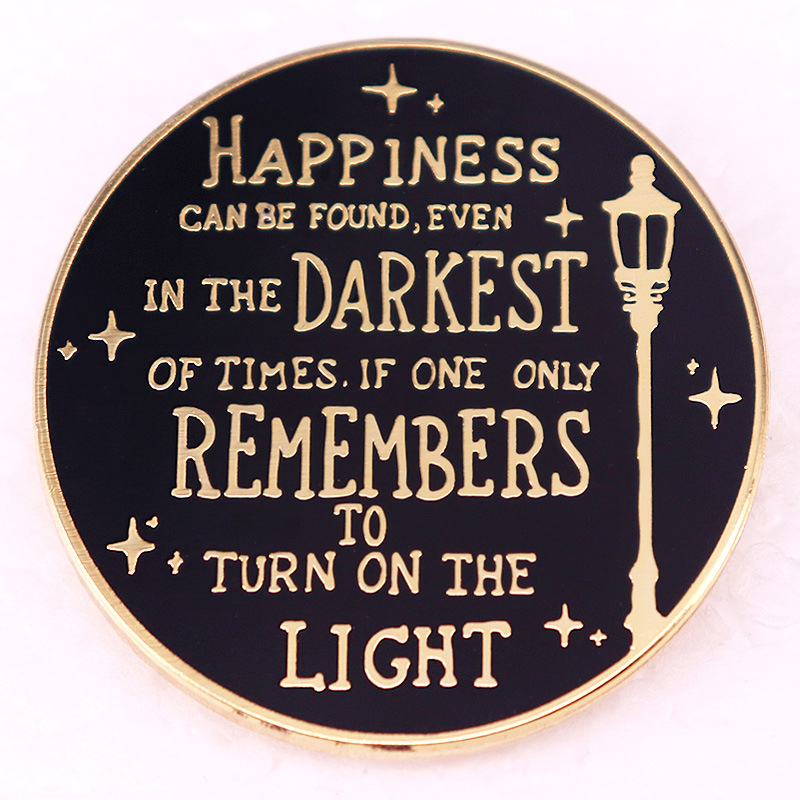 Happiness Quote Teacher Pin