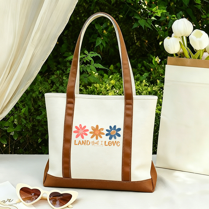 Land That I Love Teacher Canvas Tote Bag