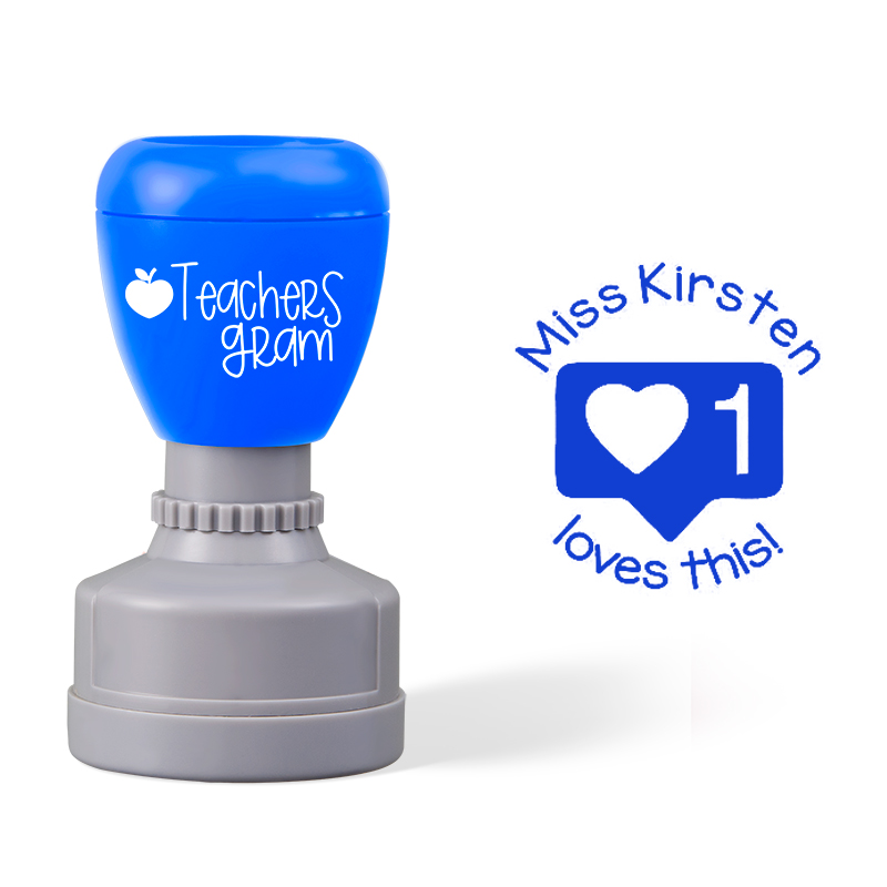 Personalized Name Love This Teacher Stamp
