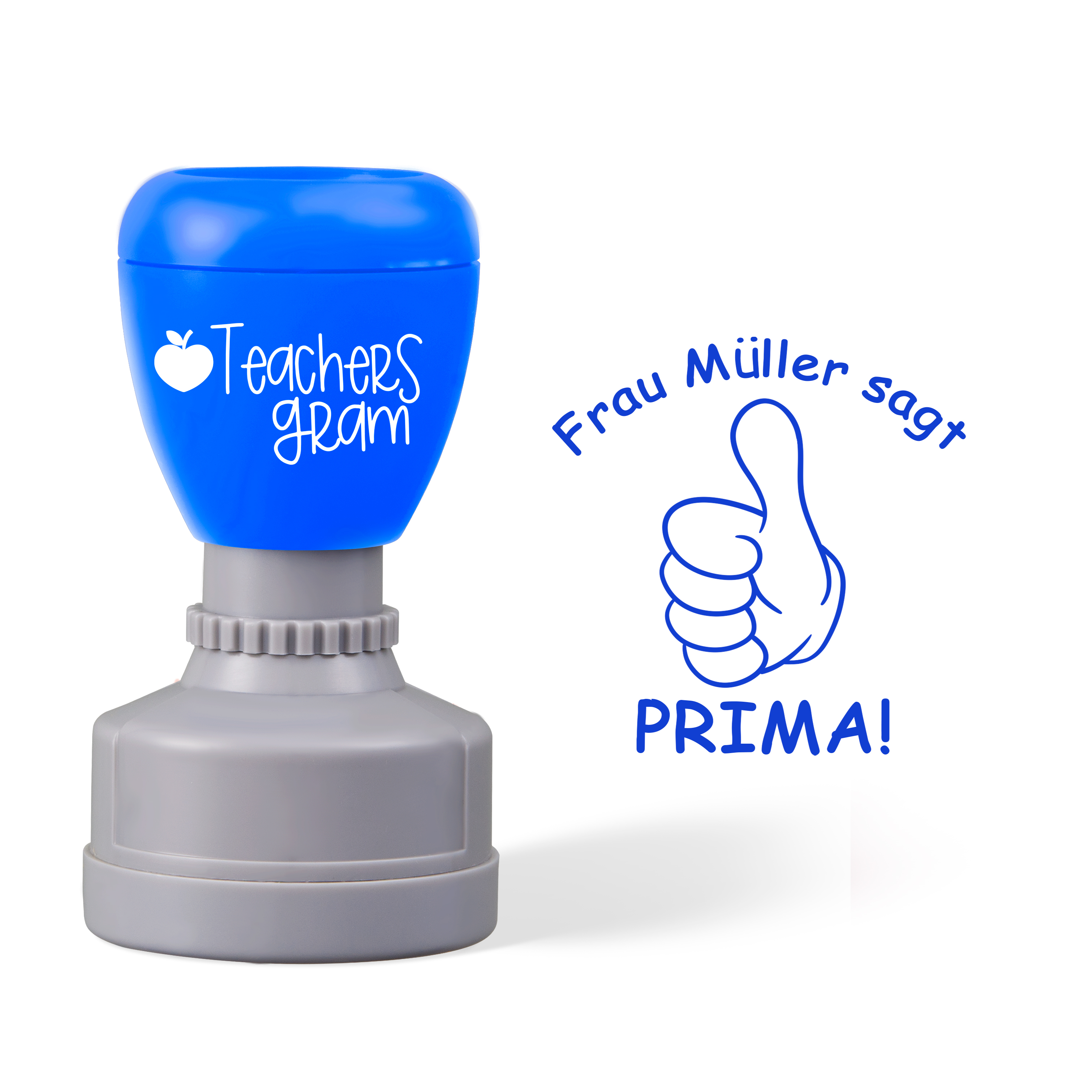 Personalized PRIMA German Teacher Stamp
