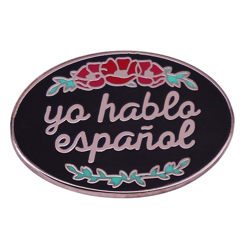 Yo Hablo Español Spanish Teacher Pin