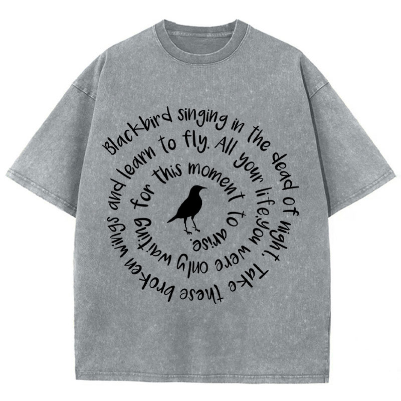Blackbird Singing In The Dead Of Night T Shirt