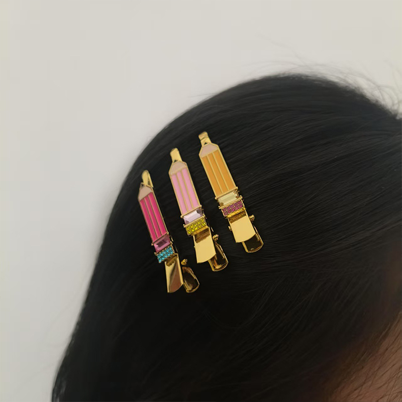 Back To School Pencil  Teacher Hair Clips