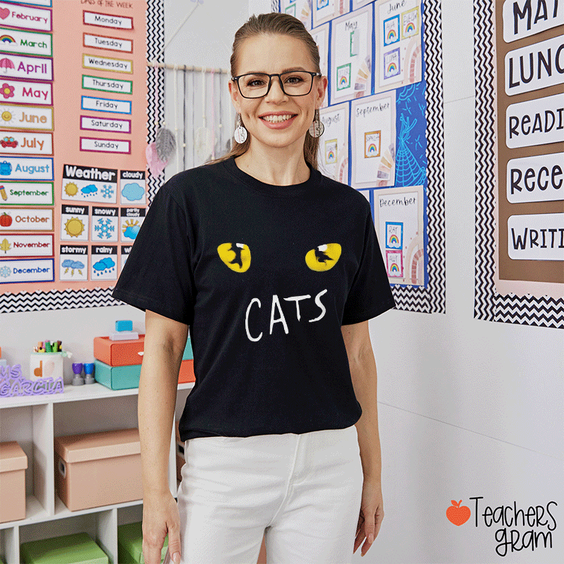 Cats Eyes Teacher T-shirt