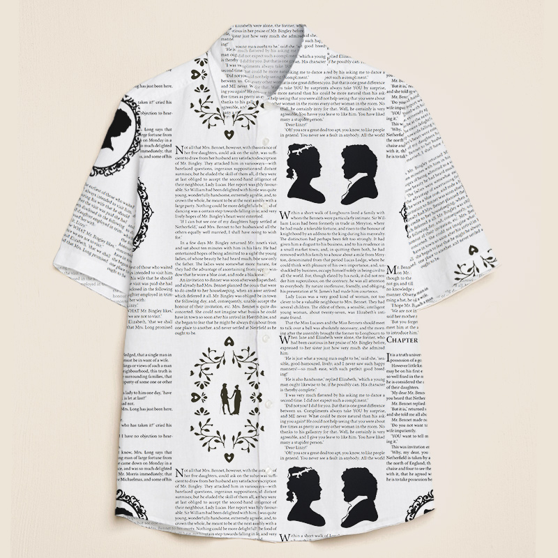 Pride And Prejudice Book Teacher Short Sleeve Shirt