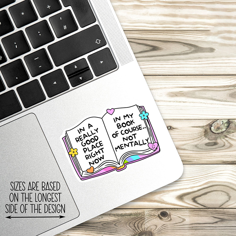 In A Really Good Place Right Now Teacher Stickers