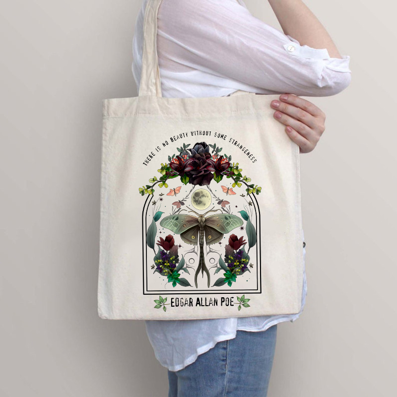 There Is No Beauty Without Some Strangeness Teacher Tote Bag