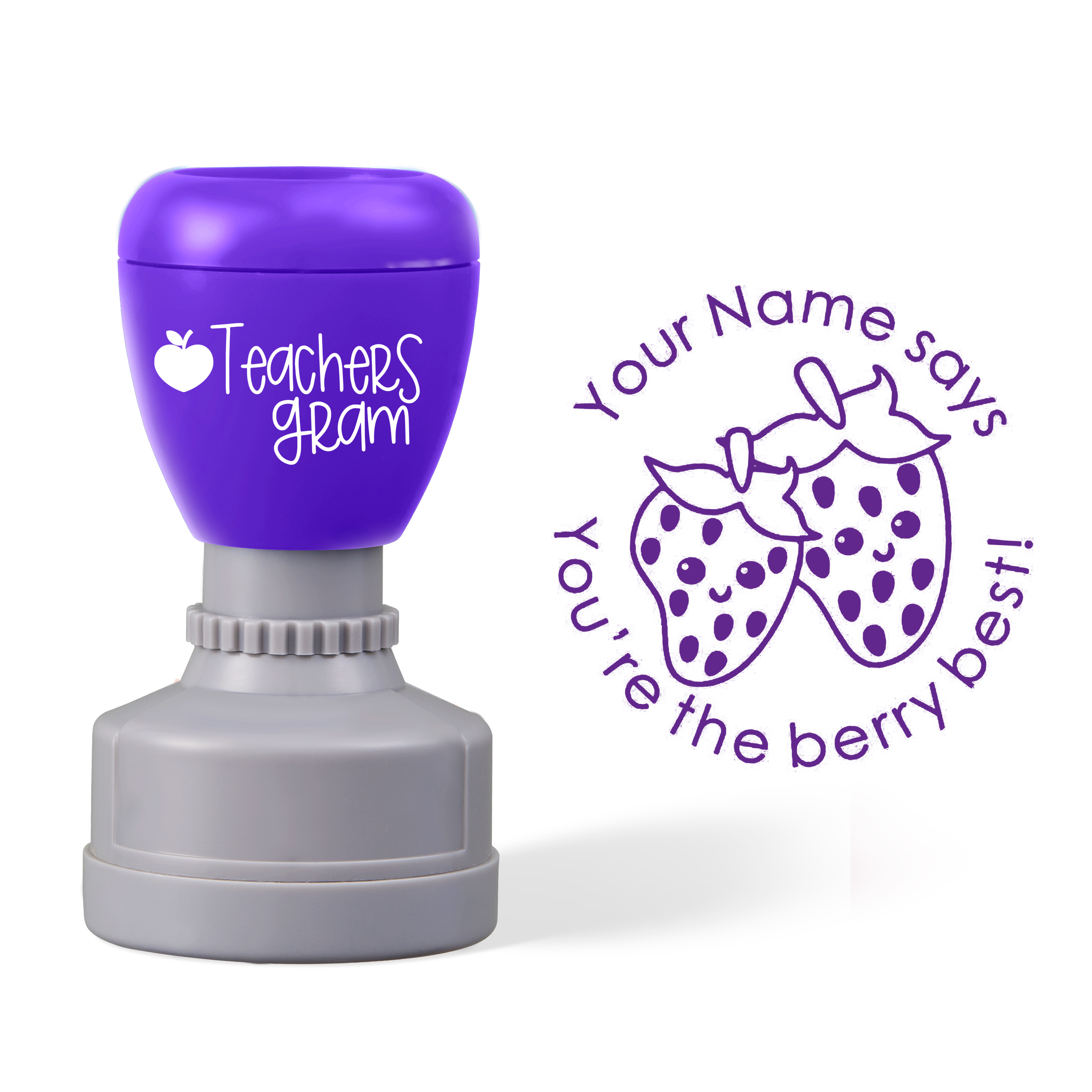 Personalized Name You're The Berry Best Teacher Stamp