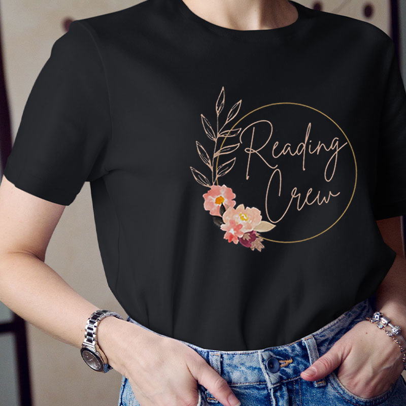 Personalized Text Flower Design Teacher T-Shirt