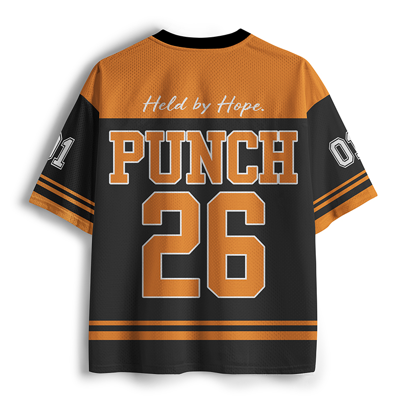 Personalized Held For Hope Monkey Teacher Mesh Jersey