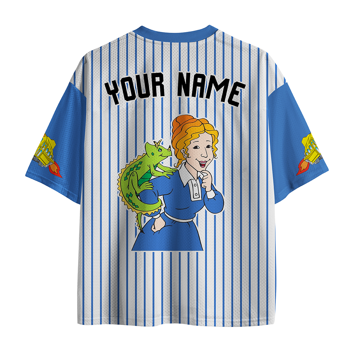 Personalized Grade And Name Science Teacher Mesh Jersey