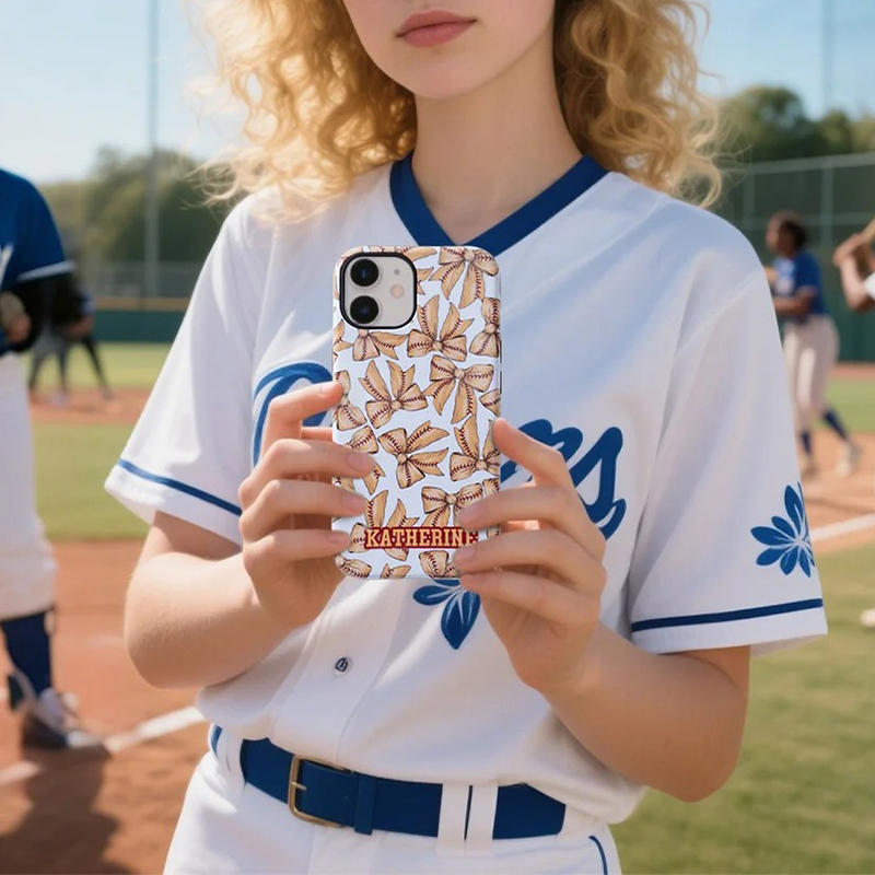 Personalized Sport Bow Tie Teacher Phone Case