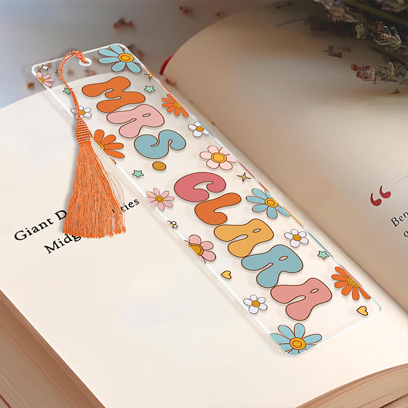 Personalized Teacher Name Teacher Bookmark