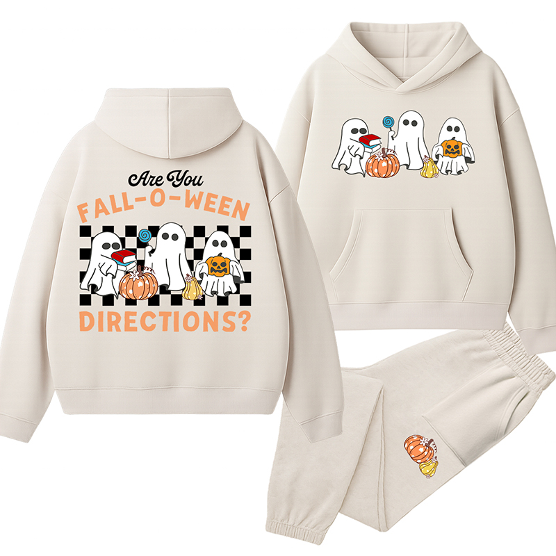 Fall-O-Ween Directions Teacher Hoodie Set