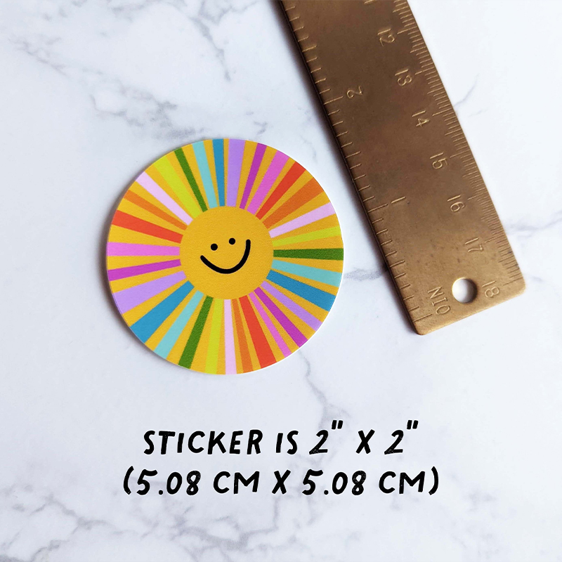 Happy Little Sun Teacher Stickers