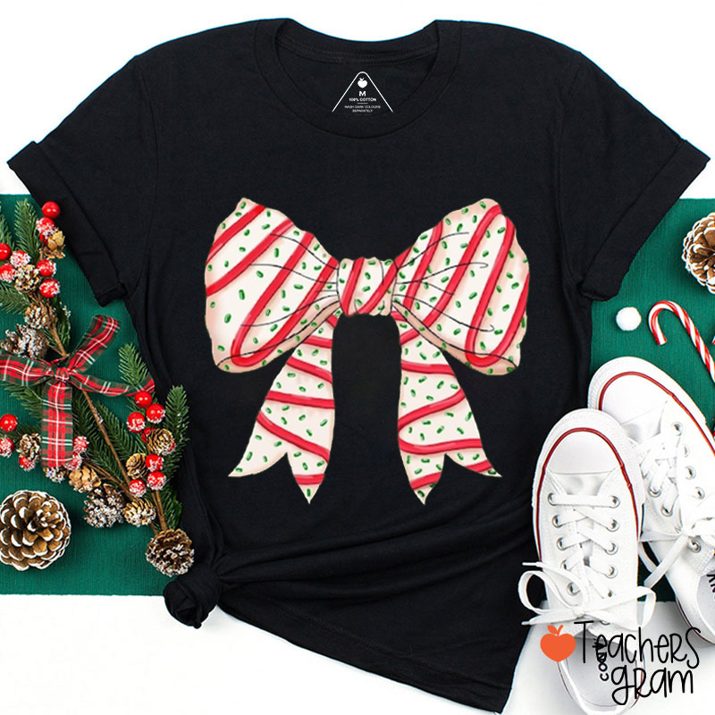 Christmas Tree Cake Teacher T-Shirt