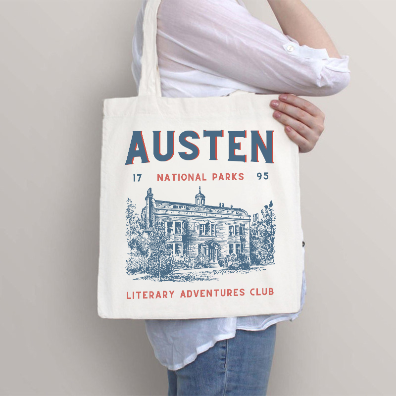 Austen National Parks Literary Adventures Club Teacher Tote Bag