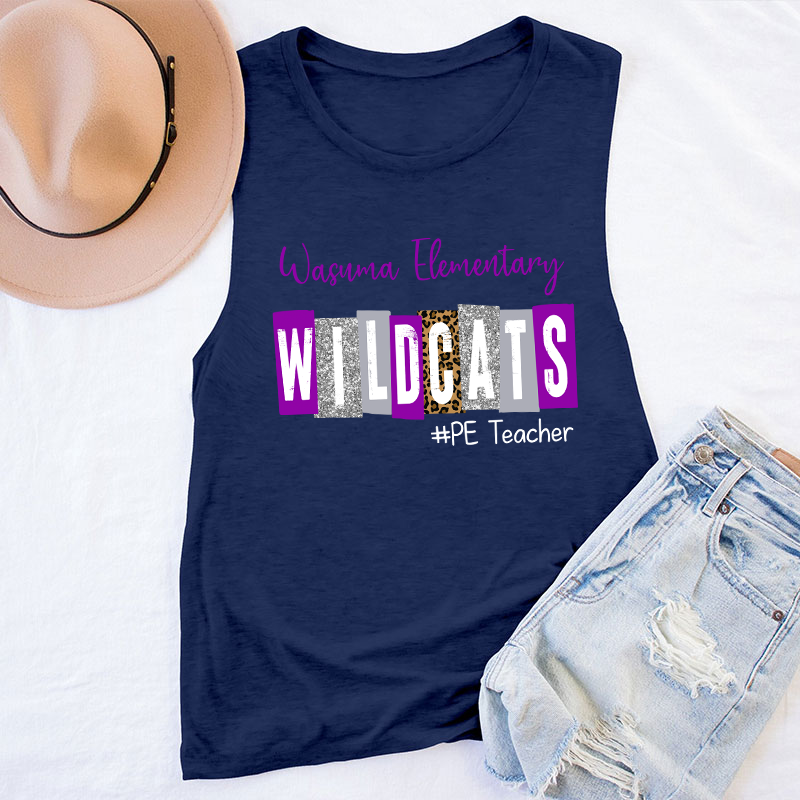 Personalized School Spirit Cheer For You Teacher Tank Top