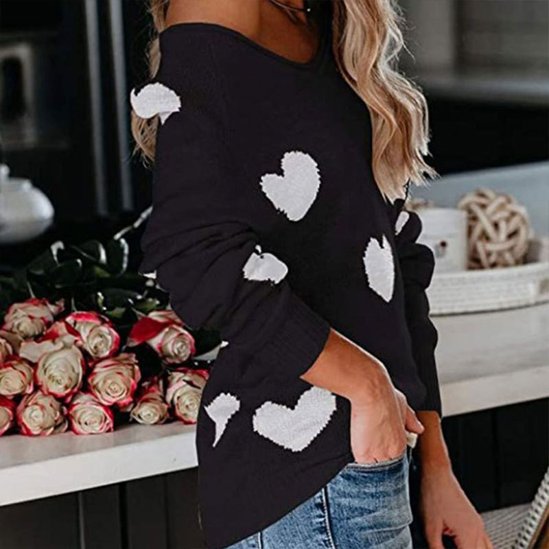 Oversize Love V-neck Sweater