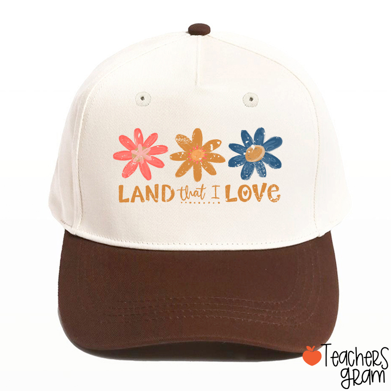 Land That I Love Teacher Baseball Cap