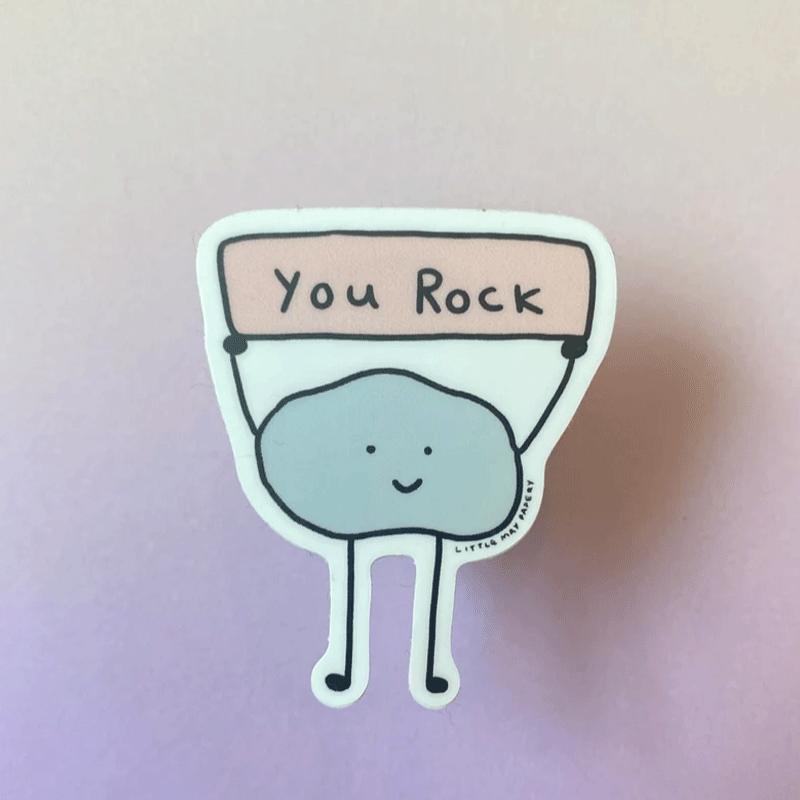 You Rock Cute Cloud Teacher Stickers